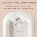 Miniatyrbild 4 av 5: Babynest Kudde Ergonomisk Mjuk Beröring Hudvänlig Hållbar Lätt Att Rengöra Babylounge Kudde för Pojkar Flickor