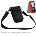 Miniatyrbild 8 av 8: Sling Tool Bag Enkelsidig axelväska för avståndsmätare Digitala smarta mätare Universalväska Svart