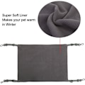 Miniatyrbild 6 av 7: Bekväm Viloplats Sovdyna, Smart Design Hängande Katt Hängmatta Med Metallkrokar, Premium Material För Alla Årstider, Justerbar Kattsäng Idealisk För