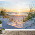 Miniatyrbild 5 av 5: Gobeläng Natur Vägg Handduk Solnedgång vid Havet Vägg Hängande Sommarlandskap Gobeläng för Vardagsrum Sovrum Sovsal Vägg Dekoration 200 x 150 cm