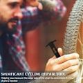 Miniatyrbild 3 av 5: Kedjemätare med svart fosfatbehandling, mätverktyg för pålitligt cykelunderhåll, lätt och portabel för användning på språng