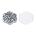 Miniatyrbild 2 av 8: 1440 st Hot Fix Rhinestones Glas Platt Botten Transparent Vit DIY Tillbehör för Kläder Skor Nagelkonst