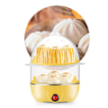 Miniatyrbild 8 av 8: Egg Chef Deluxe: Multifunktionell snabb äggkokare, automatisk avstängning säkerställer perfekt kokta ägg, lätt att rengöra design, stor kapacitet för 14 ägg