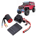 Miniatyrbild 1 av 8: RC Borstlös Vattentät Combo 80A ESC 3650 2300KV Motor Kit med Programmeringskort 4mm Bananplugg för 1/8 1/10 RC Bil