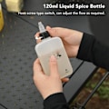 Miniatyrbild 7 av 8: Camping kryddflaska kit utomhus picknick kryddbehållare förseglad krydda krydda krydda dispenser Khaki