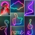 Miniatyrbild 5 av 8: 3M Smart Bluetooth Neon LED-remsa RGBIC Music Sync Strip Lights Party Bar Gaming Neon Light Atmosphere Backlight Light