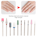 Miniatyrbild 7 av 8: 10-delars Elektrisk Nagelfilsats, Volframstålkarbid Nagelborr För Akryl Gel Naglar, Manikyr Pedikyr Verktyg Med Multifunktion Och