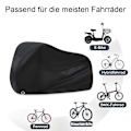 Miniatyrbild 3 av 5: Cykelgarage Utomhus Cykelskydd Vattentät för Utomhusförvaring Vattentäta Cykelskydd Oxfordtyg