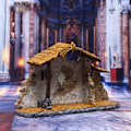Miniatyrbild 7 av 8: Nativitetsscen Fin Vivid Detaljer Jul Krubba Skjul Staty för Semester Skrivbordsdekoration Gåvor