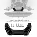 Miniatyrbild 7 av 8: Uppgradera tillbehör metall bakre stötfångare montering för Traxxas TRX-4 1/10 RC Crawler Car (svart)