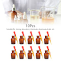 Miniatyrbild 6 av 8: 10 st Droppflaskor 30 ml Kapacitet Gummitopp Verktygssats för Laboratorieexperiment