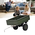 Miniatyrbild 1 av 8: RC-bilssläpvagn Fjärrkontroll Lastbil Transportör för P06 Unimog Modell RC-bil Reservdelar Tillbehör Grön