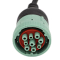 Miniatyrbild 5 av 8: DB15 till 6P J1708 9p J1939 Diagnostisk Adapterkabel 402048 Plug and Play Hög Flexibilitet för Lastbil