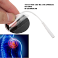 Miniatyrbild 5 av 8: Återanvändbara TENS-plattor för optimal komfort, universella elektrodplattor med ledande adhesivt lager minskar hudirritation, starkt nonwoven-stöd