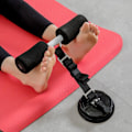Miniatyrbild 1 av 4: Hamstring Curl Strap med sugkopp - Bärbar justerbar sit up träningsassistent magtränare för hemträning arbete resor