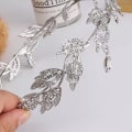 Miniatyrbild 5 av 5: Elf Tiara och Öron Set Kristall Prinsessa Krona Tiara för Kvinnor Bröllopsfest Fe Elf Öron Cosplay Halloween