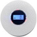 Miniatyrbild 1 av 4: Dubbla Sensorer Rök- och Kolmonoxidlarm, Högprecisions Elektrokemisk CO-sensor & Infraröd Ljusbarriär Säkerställer Pålitlig Detektion,