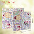 Miniatyrbild 1 av 2: Nagelfärg Display Chart Bok Nagellack Gel Färg Display Kort Nagelkonst Visningstavla Ränder