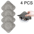 Miniatyrbild 2 av 6: 4 st duschbrunnshår fångare badkar propp avloppsskydd