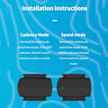 Miniatyrbild 5 av 8: Avancerad cykelsensor för oöverträffad inom- och utomhusprestanda, dubbelbandsteknik möjliggör trådlös Bluetooth Ant-integration, optimerad för