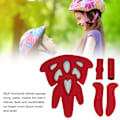 Miniatyrbild 5 av 6: 2 Set Universal Hjälm Innerfoder Säkerhetshatt Foder Fyllningssats med Insektsskyddsnät för Cykel Elbil