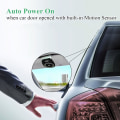 Miniatyrbild 4 av 7: Auto Power ON Bil Handsfree, Visor Bilsats med Inbyggd Rörelsesensor, GPS/Musik/Handsfree/ 2 Telefoner Samtidigt