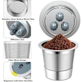 Miniatyrbild 2 av 6: Silkopp Återvinning Ninja kaffemaskin rostfritt stål 3-håls K-cup kaffekapselkopp med filterpapperskopp