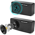 Miniatyrbild 7 av 9: Bärbar USB Mini-högtalare med hög volym stereo, USB-driven