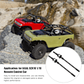 Miniatyrbild 8 av 8: Stål främre drivaxel RC bil uppgradering delar för AXIAL SCX10 1/10 fjärrkontroll bil