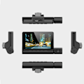 Miniatyrbild 8 av 8: Innovativ Dashcam, 3-enheters set med vidvinkelobjektiv & WiFi-anslutning, Stöder loop-inspelning & infraröd mörkerseende