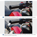 Miniatyrbild 5 av 5: Motorcykelstyreskydd, Motorcykelstyreskydd Handskydd, 7/8" 22 Mm Bromskopplingshandskydd Handskydd, Lämplig för