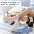 Miniatyrbild 6 av 8: Vinter Varma Sockor Mjuka Plysch Sockor Stickade Sockor Tjocka Sängsockor Höga Sockor Vinter Varma Sockor Elastiska Jul