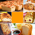 Miniatyrbild 4 av 6: Brödform i silikon, med 10 muffinsformar i silikonformar, limpform bakform för kungstårta/toast/bröd, rektangulär,