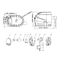 Miniatyrbild 7 av 8: Bilgepump, Elektrisk Automatisk Vattenavloppspump med Reed-Sensor System för Båtström