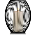 Miniatyrbild 1 av 6: Trådlös Batterilampa, Metallbur Lampa För Matsal Vardagsrumsinredning, Timer USB-driven LED-lykta För Inomhus Utomhusinredning