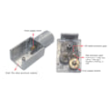 Miniatyrbild 8 av 8: DC 24V Maskhjulsmotor med Regulator Hög Vridmoment Mini Turbinreducerare för Robotar Elektroniska Lås 24V20RPM