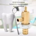 Miniatyrbild 6 av 8: Professionell Dental Omkopplingsventil, Högdensitets Koppar Kontrollventil för Stolenhet Turbin, Exakt Vattentrycksreglerande Neddragbar Strömbrytare