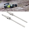 Miniatyrbild 1 av 8: 2PCS RC Bil Framaxel Drivaxel Set Rostfritt Stål RC Fram CVD Drivaxel Uppgraderingar Delar för FMS 1/10 Fjärrkontroll Bil Silver
