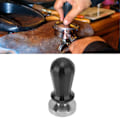 Miniatyrbild 1 av 8: Kaffe Tamper Flat Tamper 304 Rostfritt Stål Bas Pulver Hammare 30lb Konstant Tryck för Kaffe Tillbehör 58mm