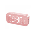 Miniatyrbild 1 av 5: Bluetooth-högtalar väckarklocka - rosa
