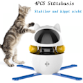 Miniatyrbild 2 av 5: Pusselmatare för katter, interaktiv kattleksak med unik design, främjar engagemang och viktminskning för innekatter, multifunktionell automatisk leksak