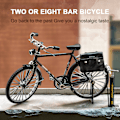 Miniatyrbild 2 av 10: Simulering 1:8 Monterbar 28-ekrad cykelmodell i legering, klassisk retro roterande barnleksaksornament