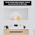 Miniatyrbild 3 av 7: INOX Kökssvampshållare, Rostfritt Stål Svamphållare Fast Sugkopp Bad Svamphållare för Disktrasa, Diskhoöverdrag, 4-pack Tvålar