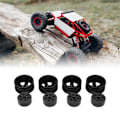 Miniatyrbild 1 av 8: RC-hjulnav i aluminiumlegering för WPL Fj40 C14 C24 B14 B24 B16 B36 1/16 modellfordon - Svart
