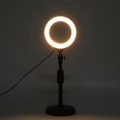 Miniatyrbild 8 av 8: Perfekt Belysning Skrivbordsringlampa, Kompakt Lättvikt För Inomhusbelysning, Dimbar Lampa För Att Passa Alla Behov (Resevänlig Design)