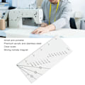 Miniatyrbild 8 av 8: Sömnadsmånlinjal med magnetisk sömguide, tydlig skala, robust, hållbar, hög precision, bärbar symaskinslinjal, transparent