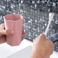 Miniatyrbild 6 av 8: 4 stycken vetehalmkoppar Miljövänlig vattenkopp 7,8 oz Drickkopp Återanvändbar mugg Okrossbara vetehalmkoppar Mugg Vetehalmkopp för barn