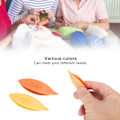 Miniatyrbild 8 av 8: 2 st Tatting Shuttles i plast - Tatting Shuttles hantverksverktyg för DIY handsömnad stickning (orange gul )