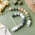 Miniatyrbild 5 av 5: Dummykedja för pojkar och flickor, dummyklämmor, silikonbitring, dummyhållare för babyshower, present