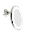 Miniatyrbild 1 av 7: LED-belyst 10x förstoringsspegel för smink med kraftfull sugkopp, starkt diffust ljus och 360 graders roterbar justerbar arm, bärbar